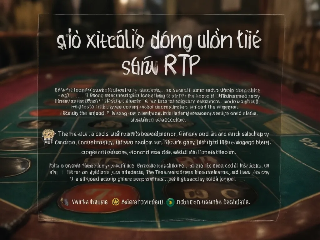 Tính toán tỷ lệ RTP